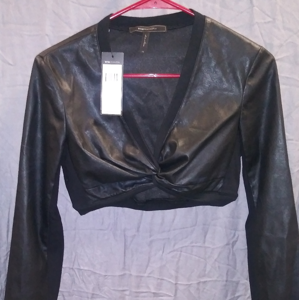 Marciano long sleeve crop top